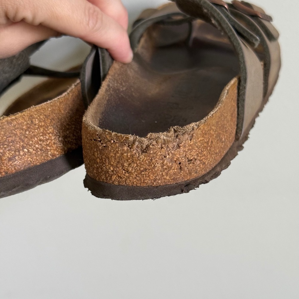 Birkenstock Mayari Birko-Flor Sandals Mocha Brown Women EU 36 US 5-5.5 - Picture 6 of 8